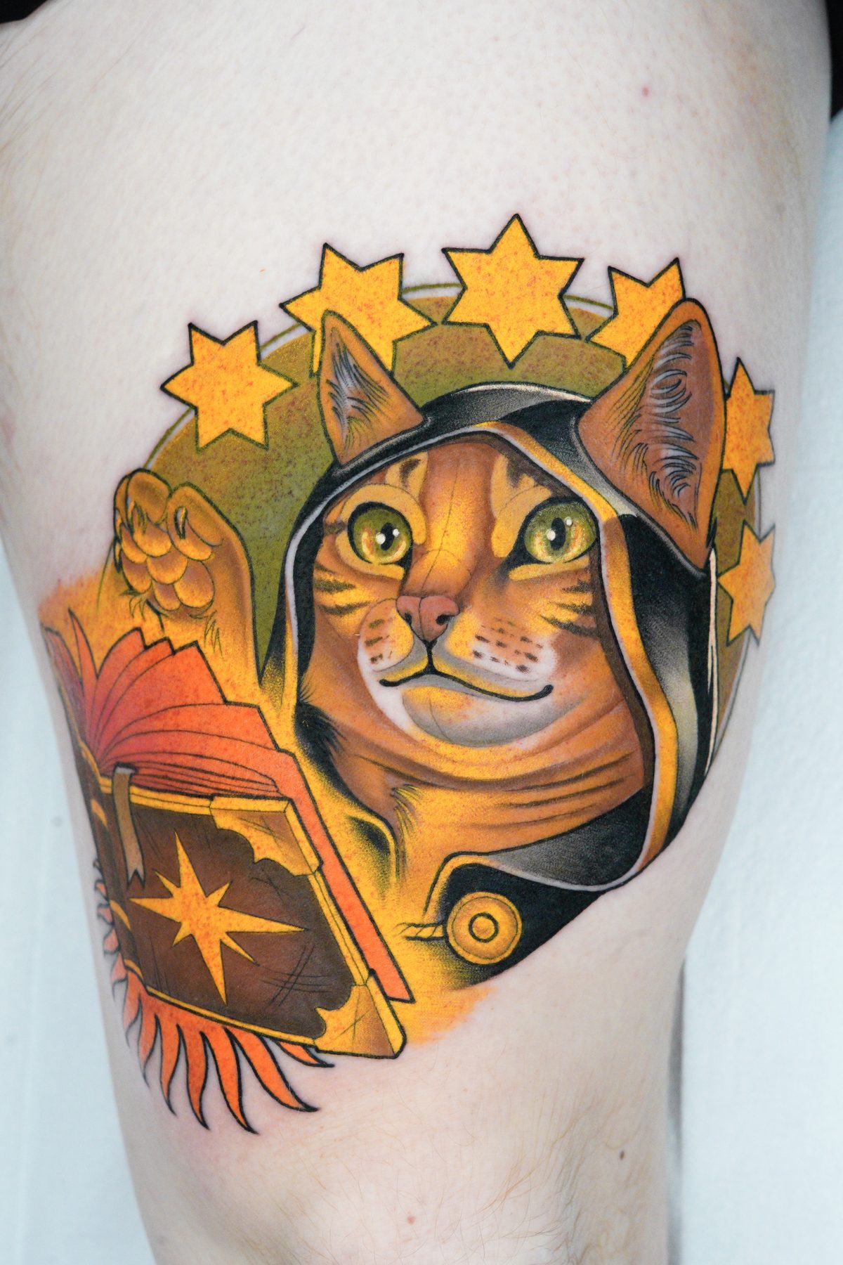 Cosmic Cat Thigh Piece