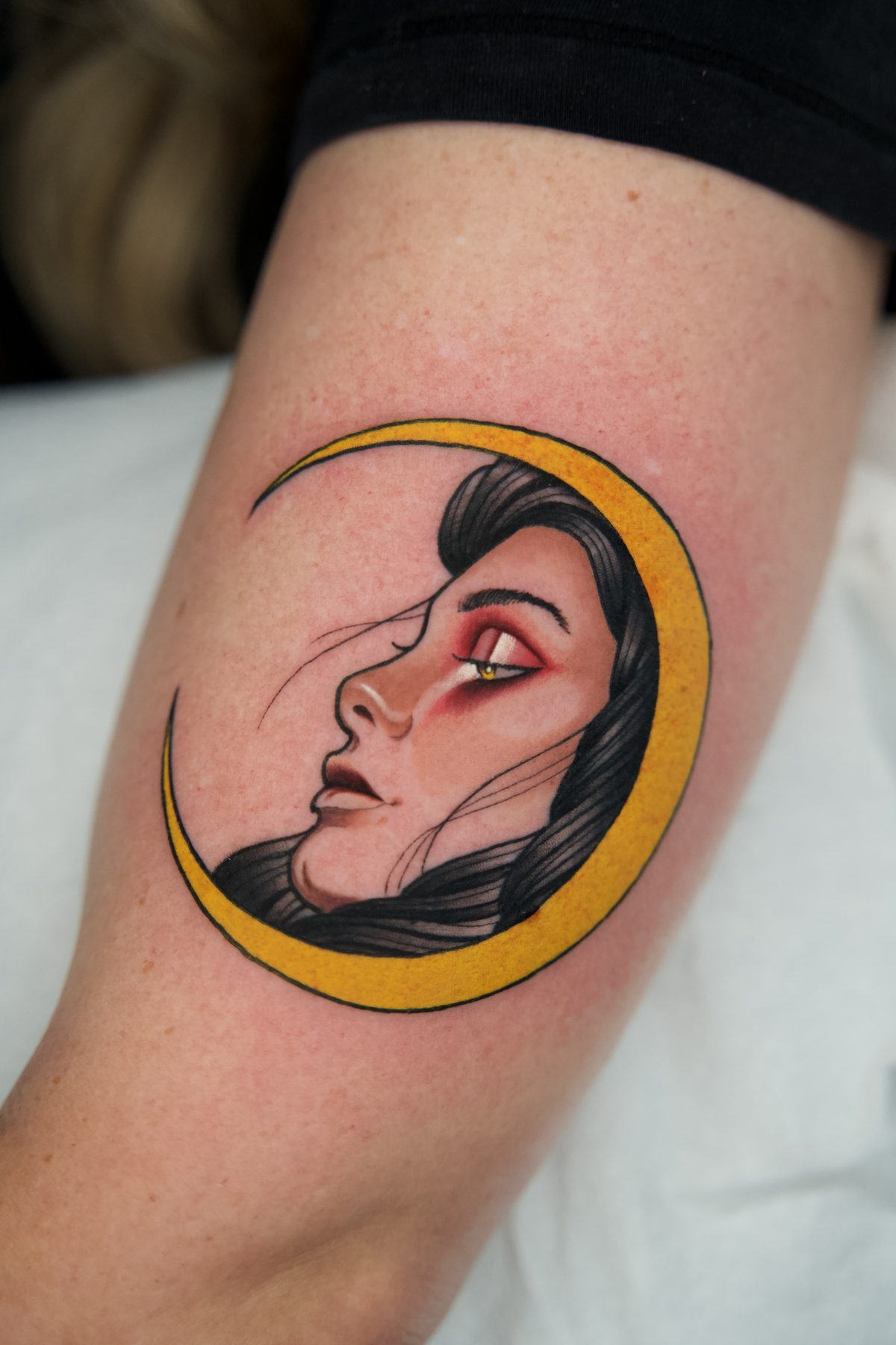 Crescent Moon Portrait