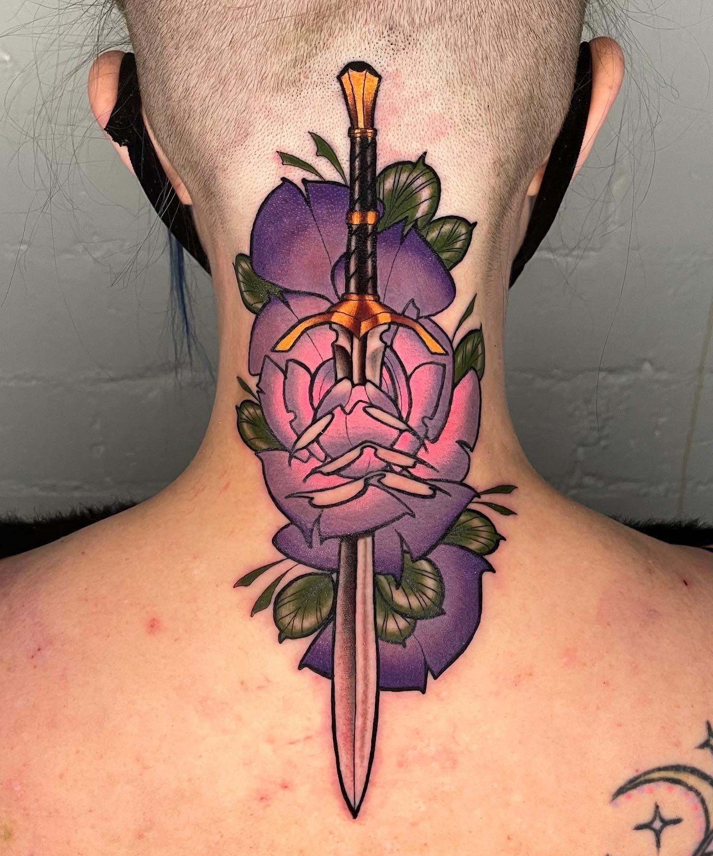 Dagger Rose Neck Piece
