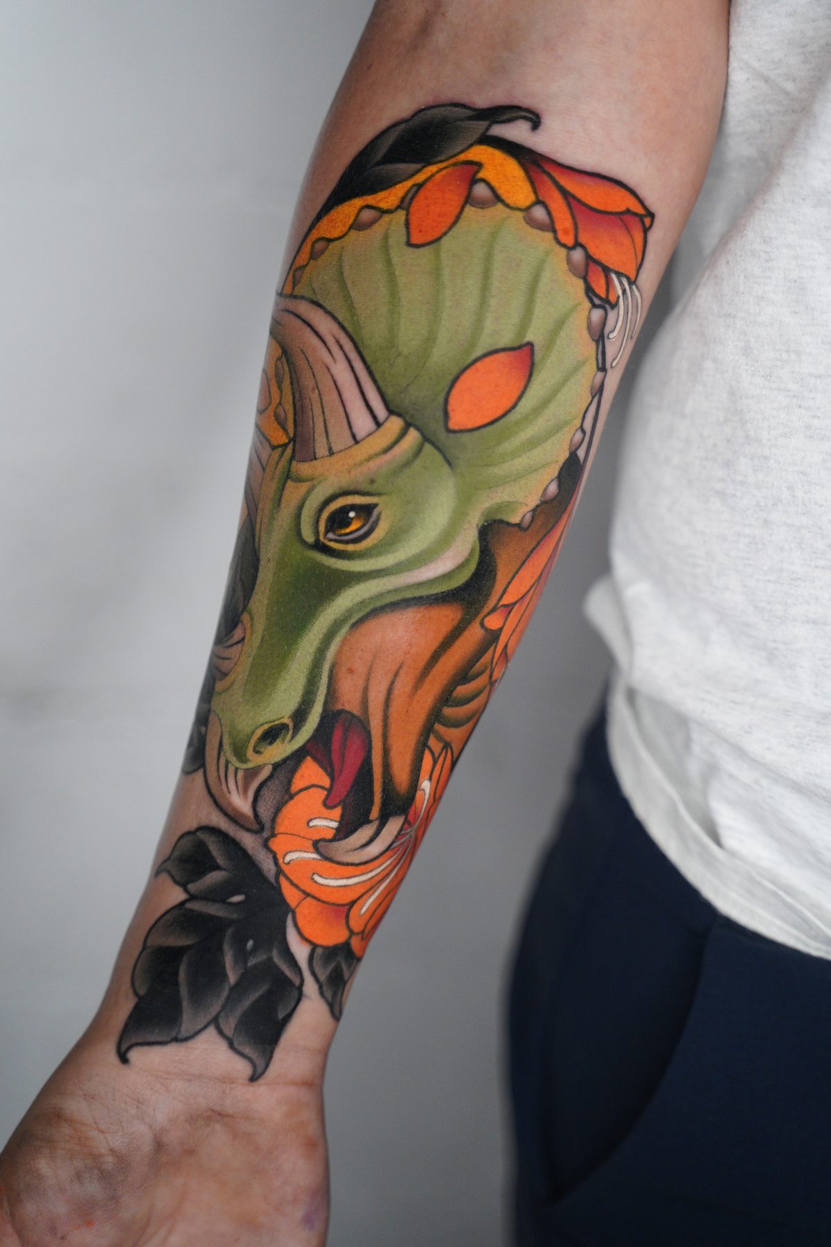 Dragon & Florals Sleeve
