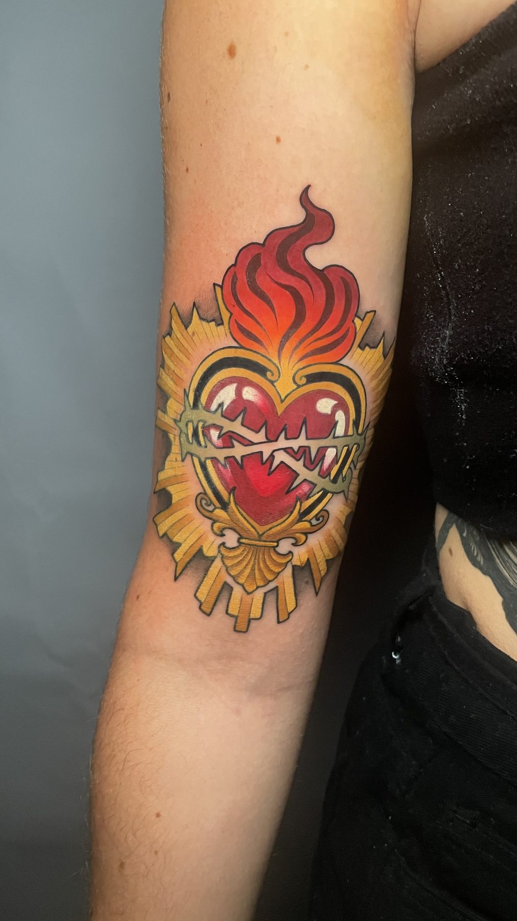 Flaming Sacred Heart
