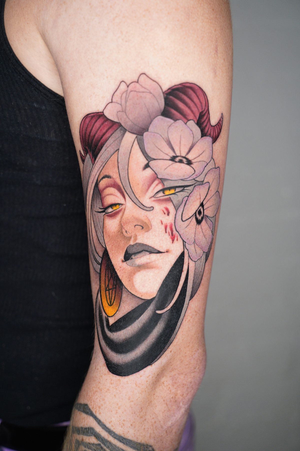Floral Portrait Forearm