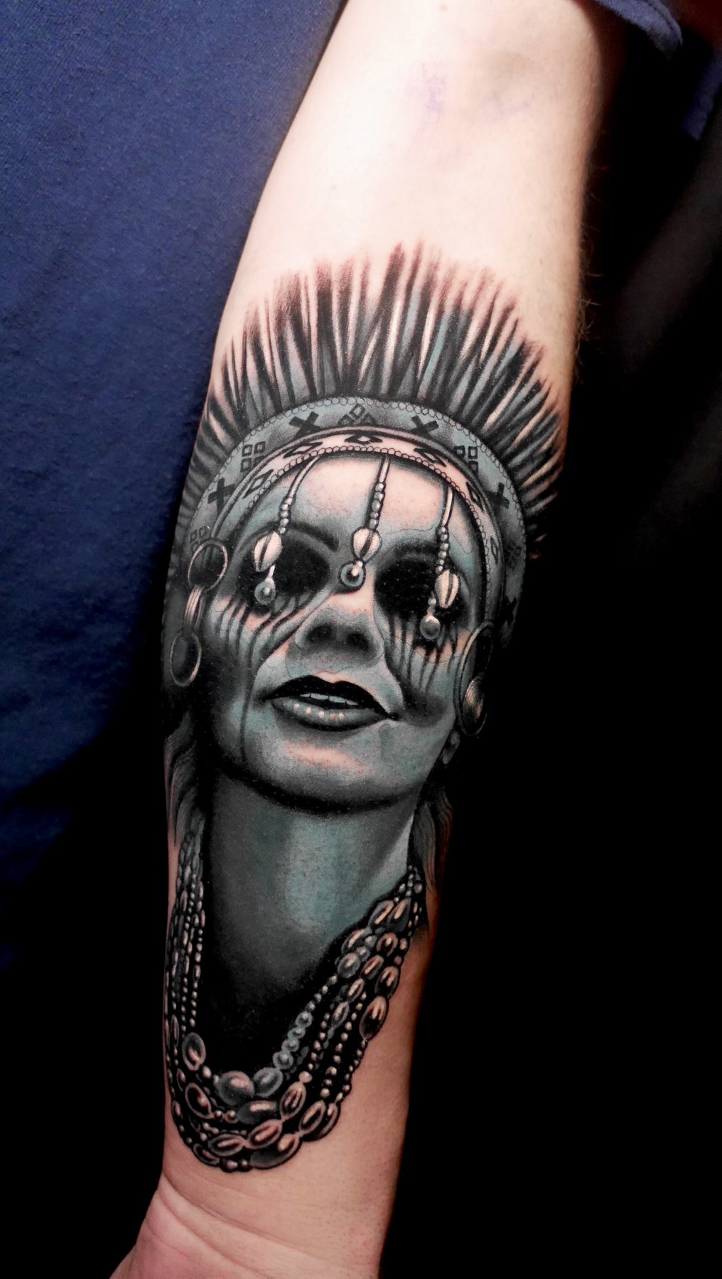 Geisha Portrait Forearm