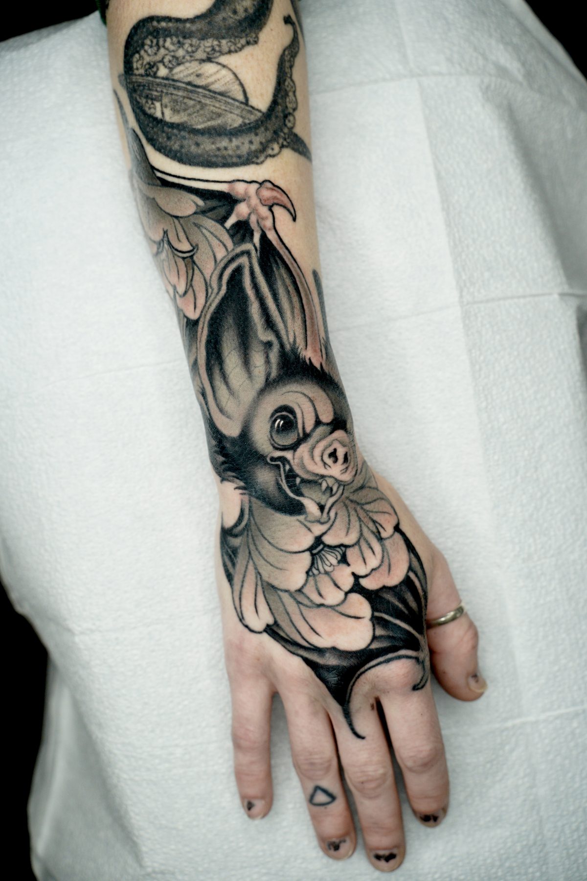 Gothic Bat Hand Piece