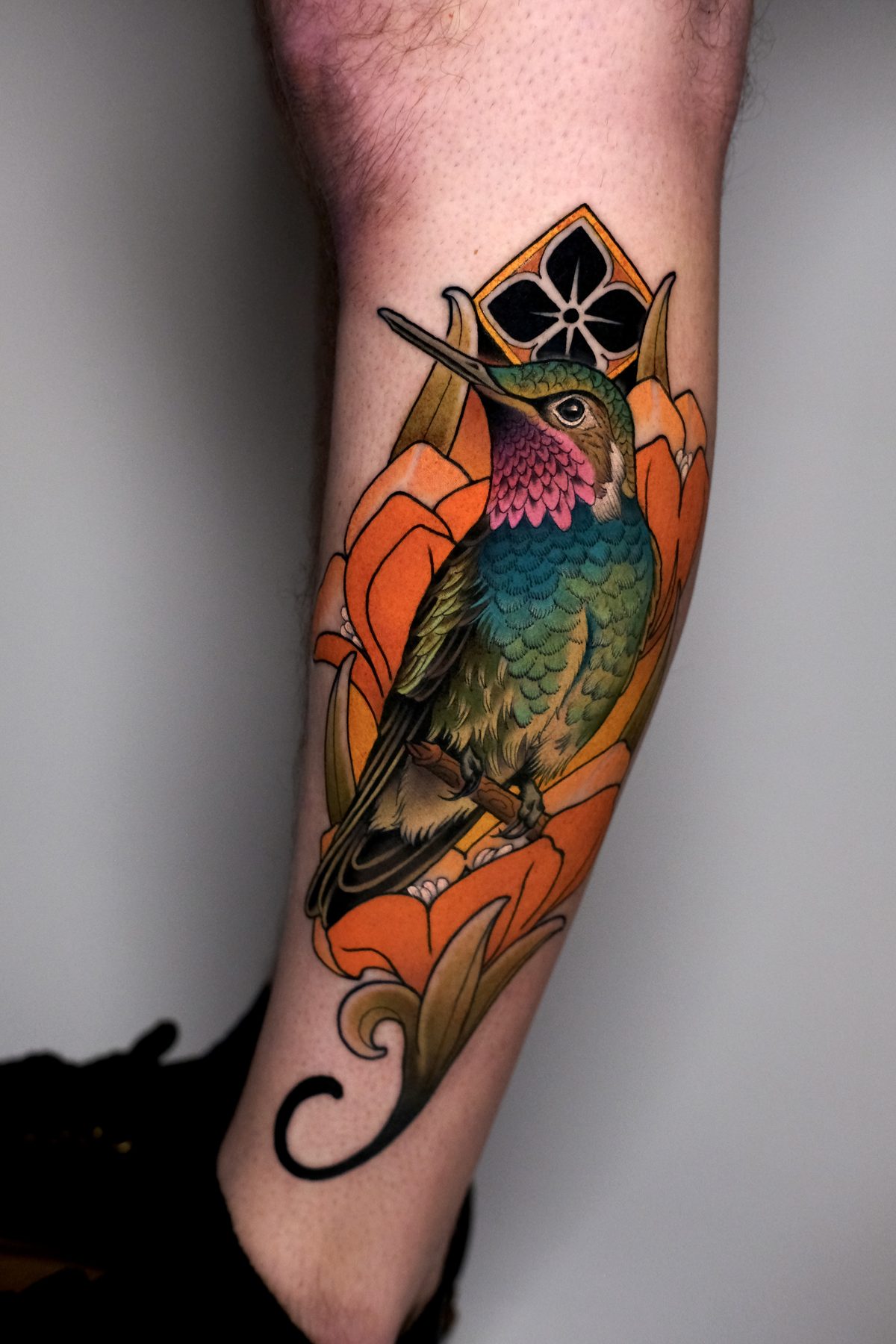 Hummingbird Diamond Frame