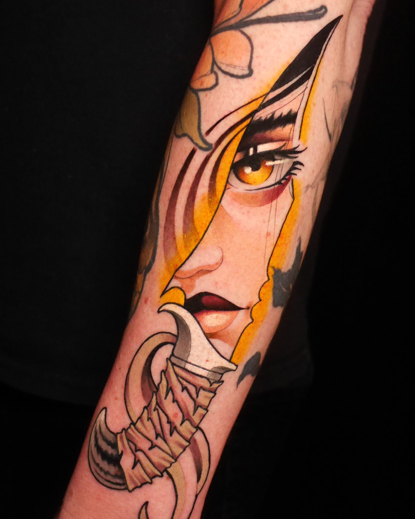 Knife Portrait Forearm