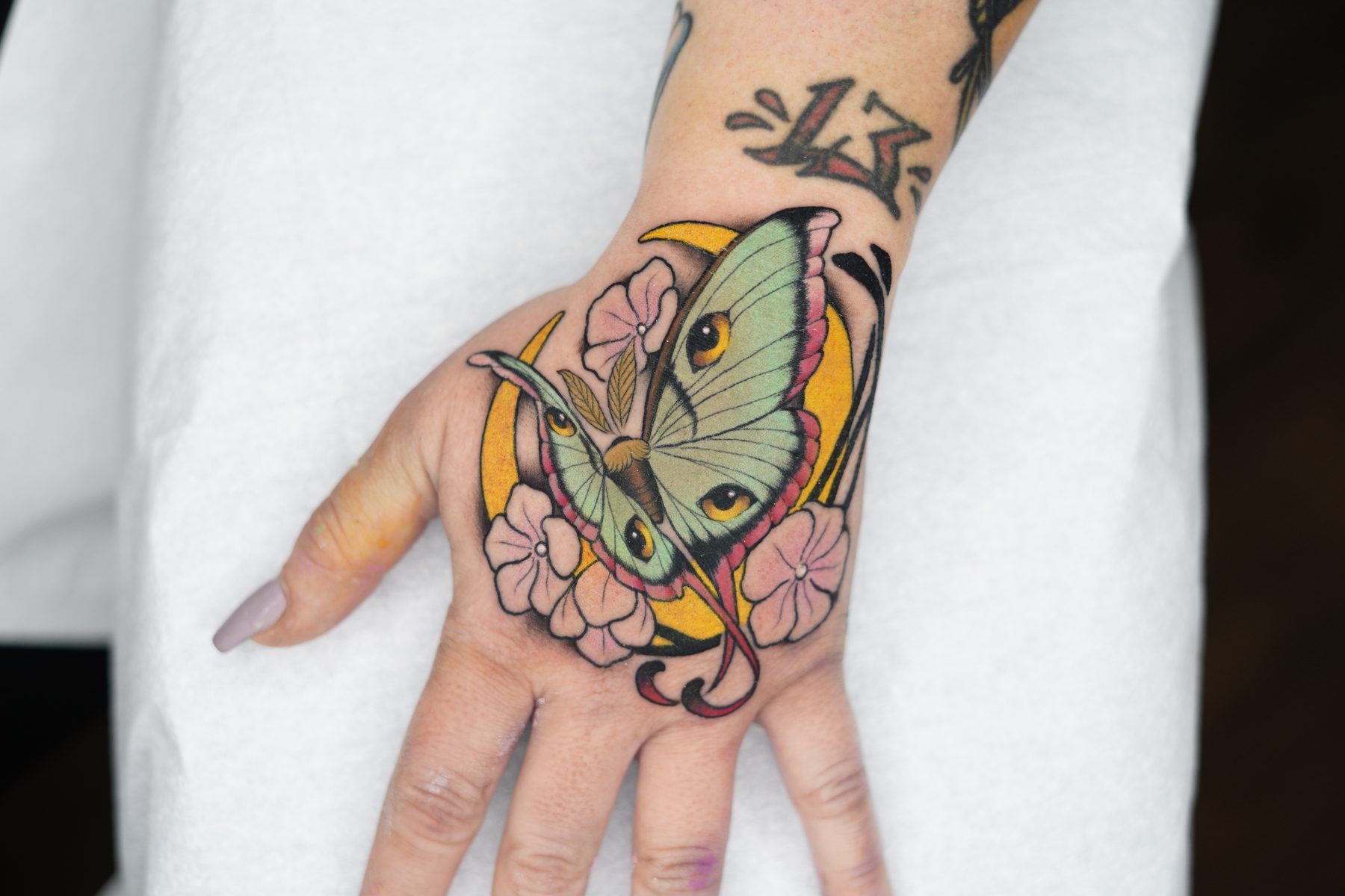 Luna Moth Hand Piece