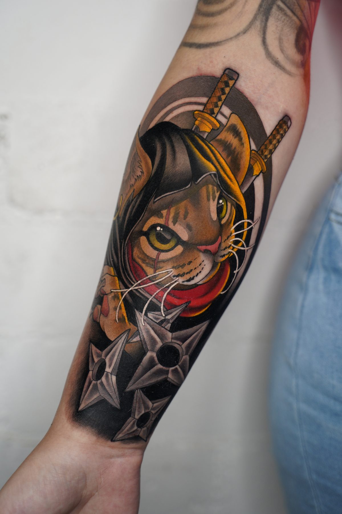 Ninja Cat Forearm