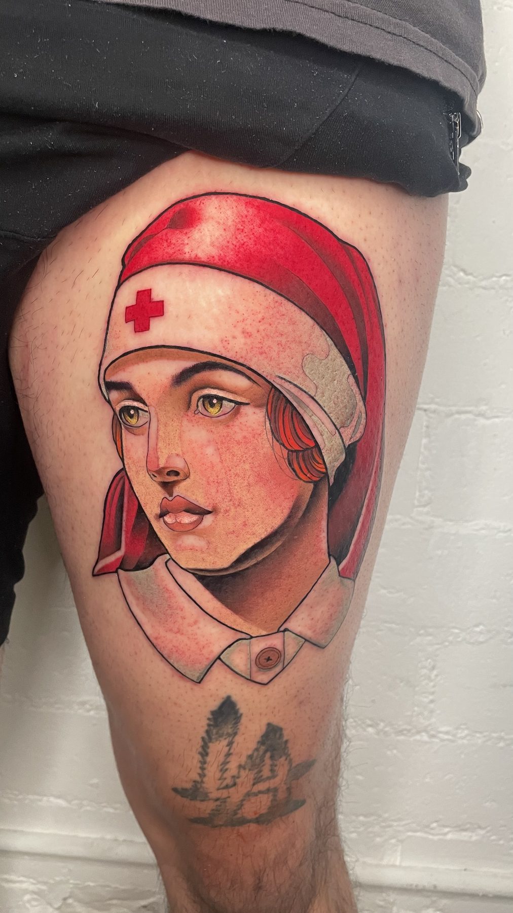 Nurse Portrait Thigh Piece