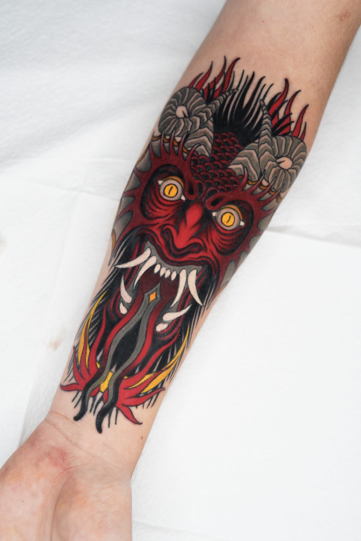Oni Mask Forearm