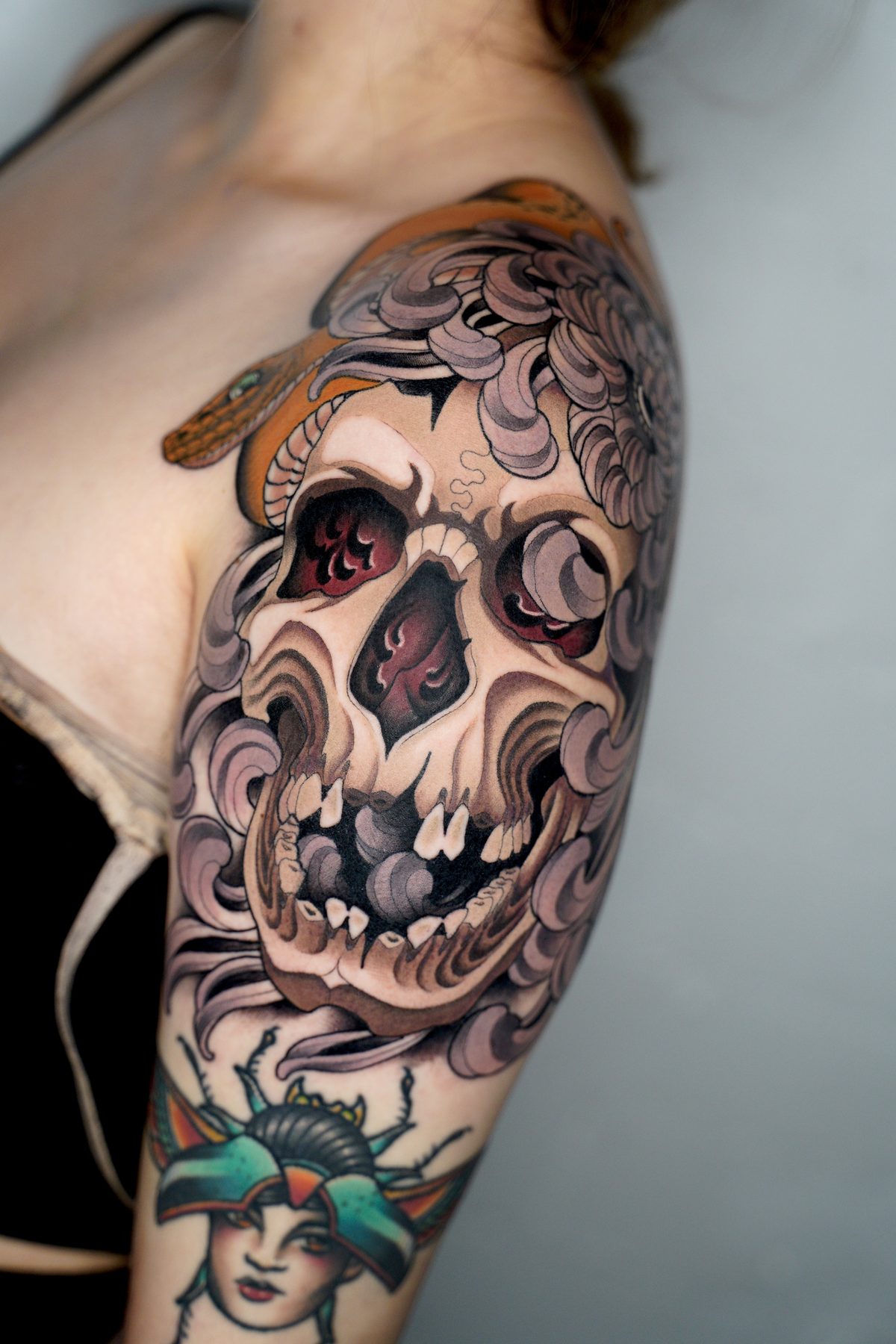 Ornamental Skull Sleeve