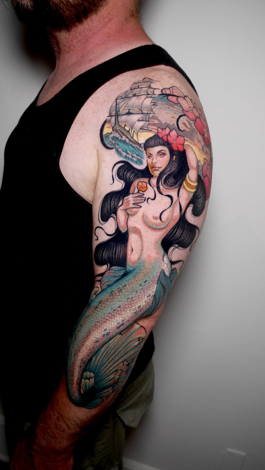 Sailor Mermaid Sleeve