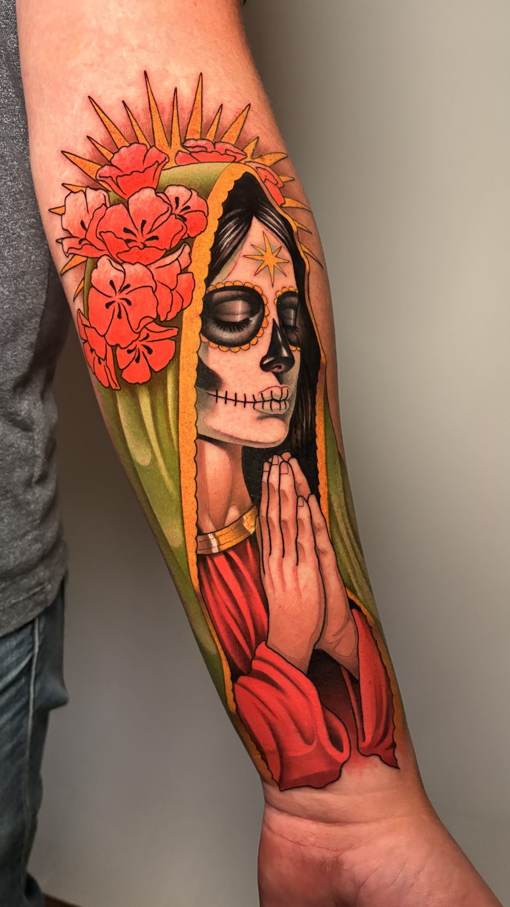 Santa Muerte Sleeve