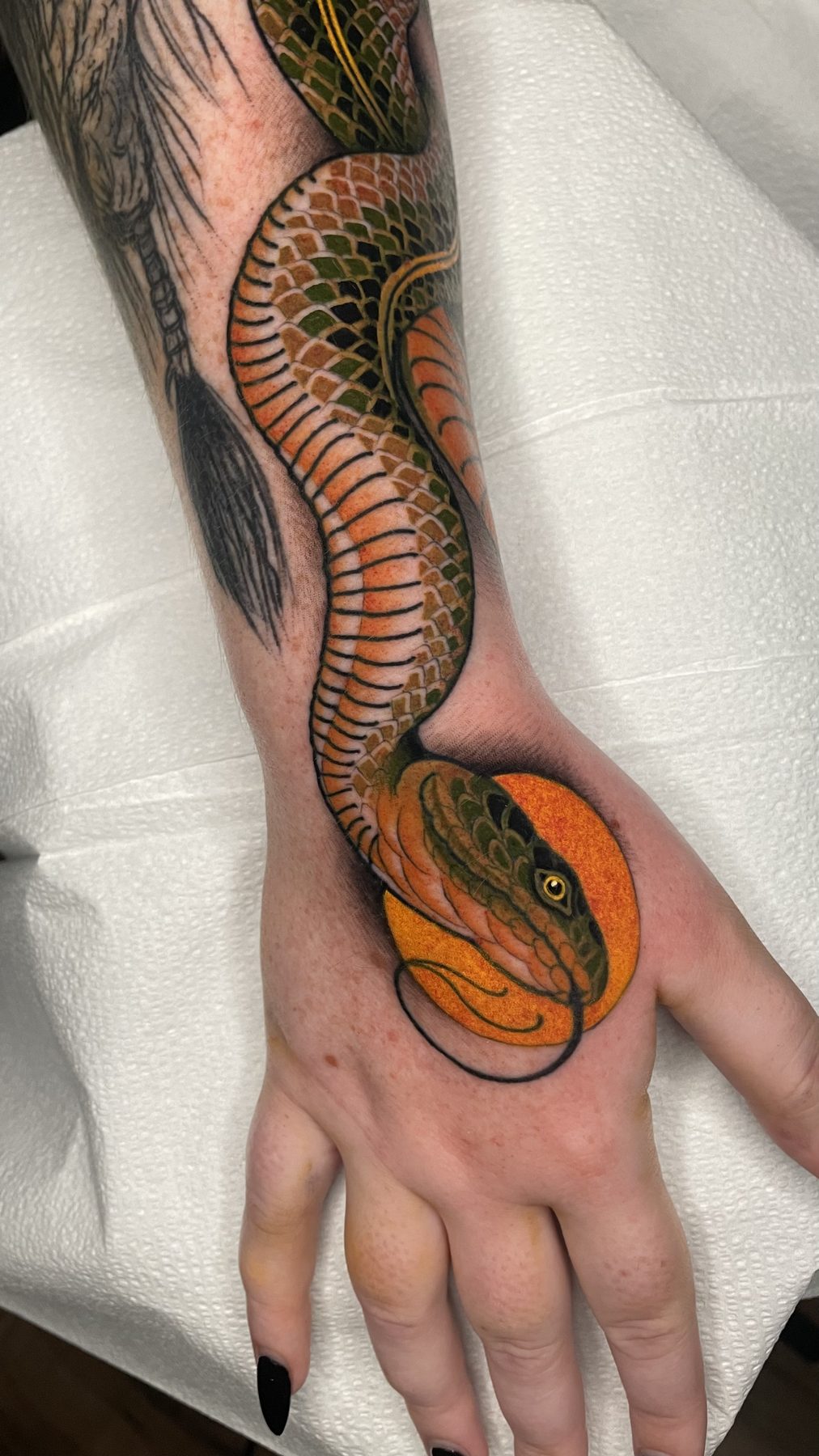 Snake & Orb Hand Piece
